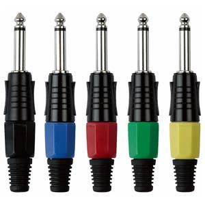 DAP 6.3 mm Jack Plug Mono Black housing Black, Black