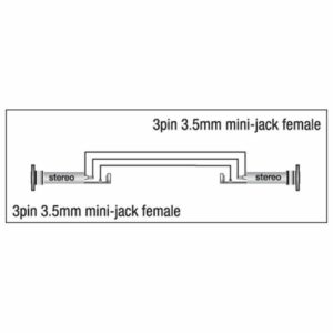 DAP XGA02 - mini-jack/F to mini-jack/F