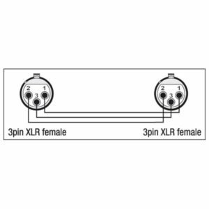 DAP XGA21 - XLR/F 3P to XLR/F 3P